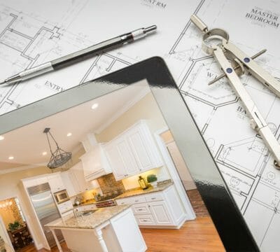 iPad mit Küchenplanung